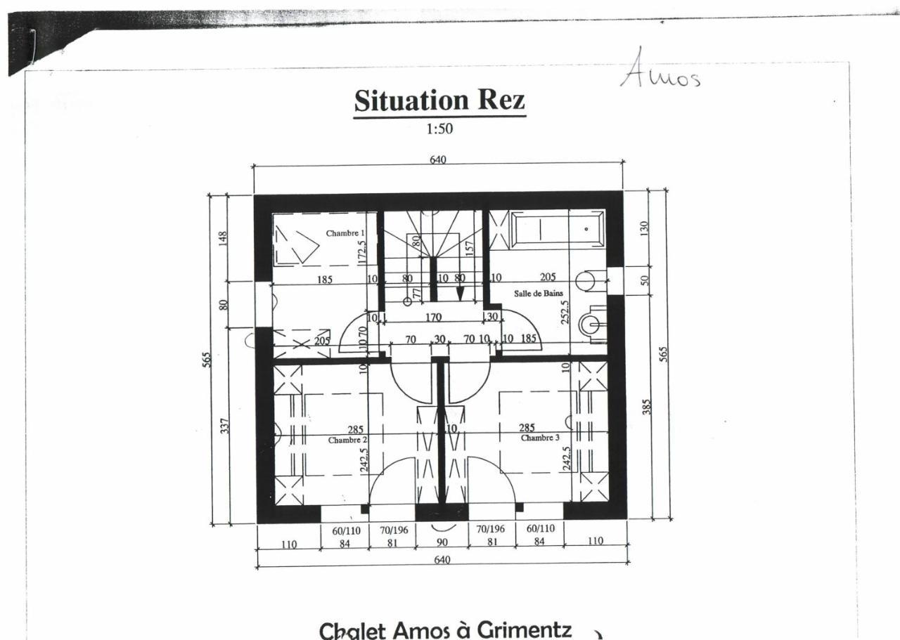 Willa Chalet Amos Grimentz Zewnętrze zdjęcie