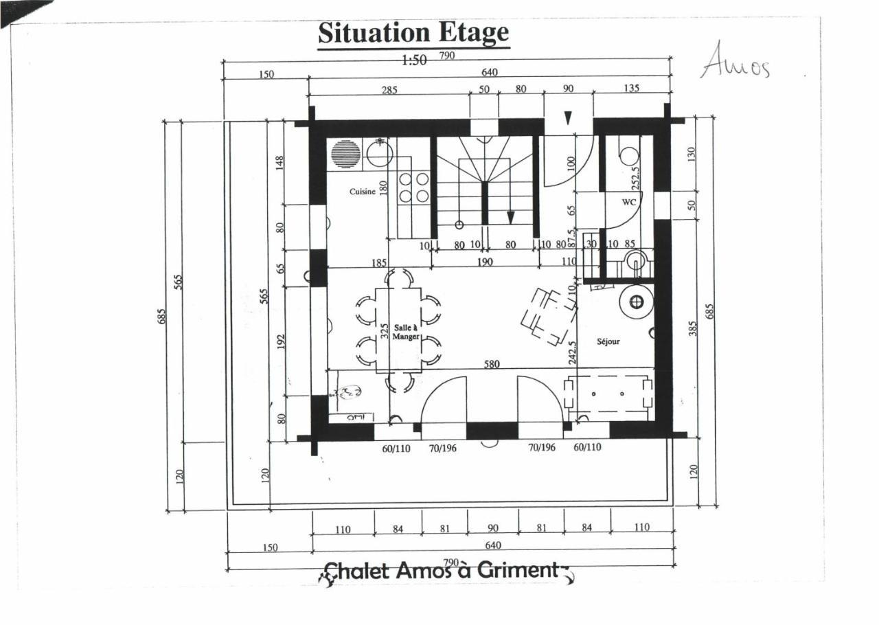 Willa Chalet Amos Grimentz Zewnętrze zdjęcie